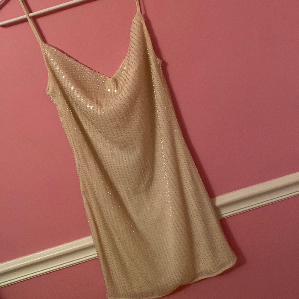 NWT + Etophe Studios + Evening going out dress + Ivory beaded + women’s size 6